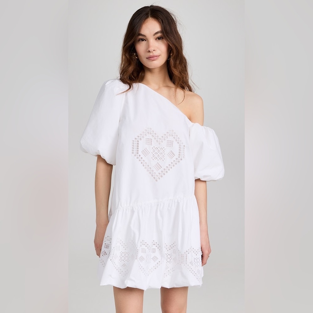 Cotton Summer White Mini Dress